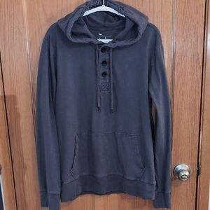 Men's Charcoal Hoodie by Gap